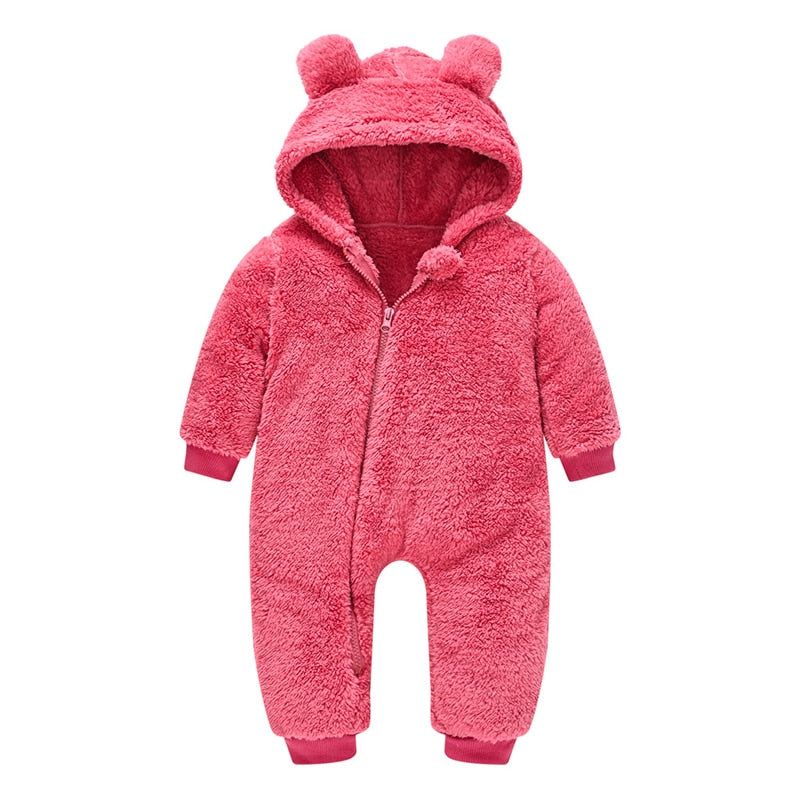 Cute Plush Bear Baby Outfit