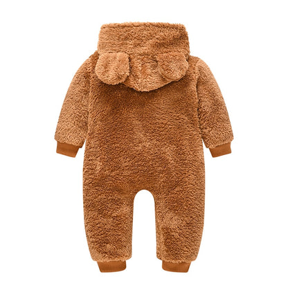 Cute Plush Bear Baby Outfit