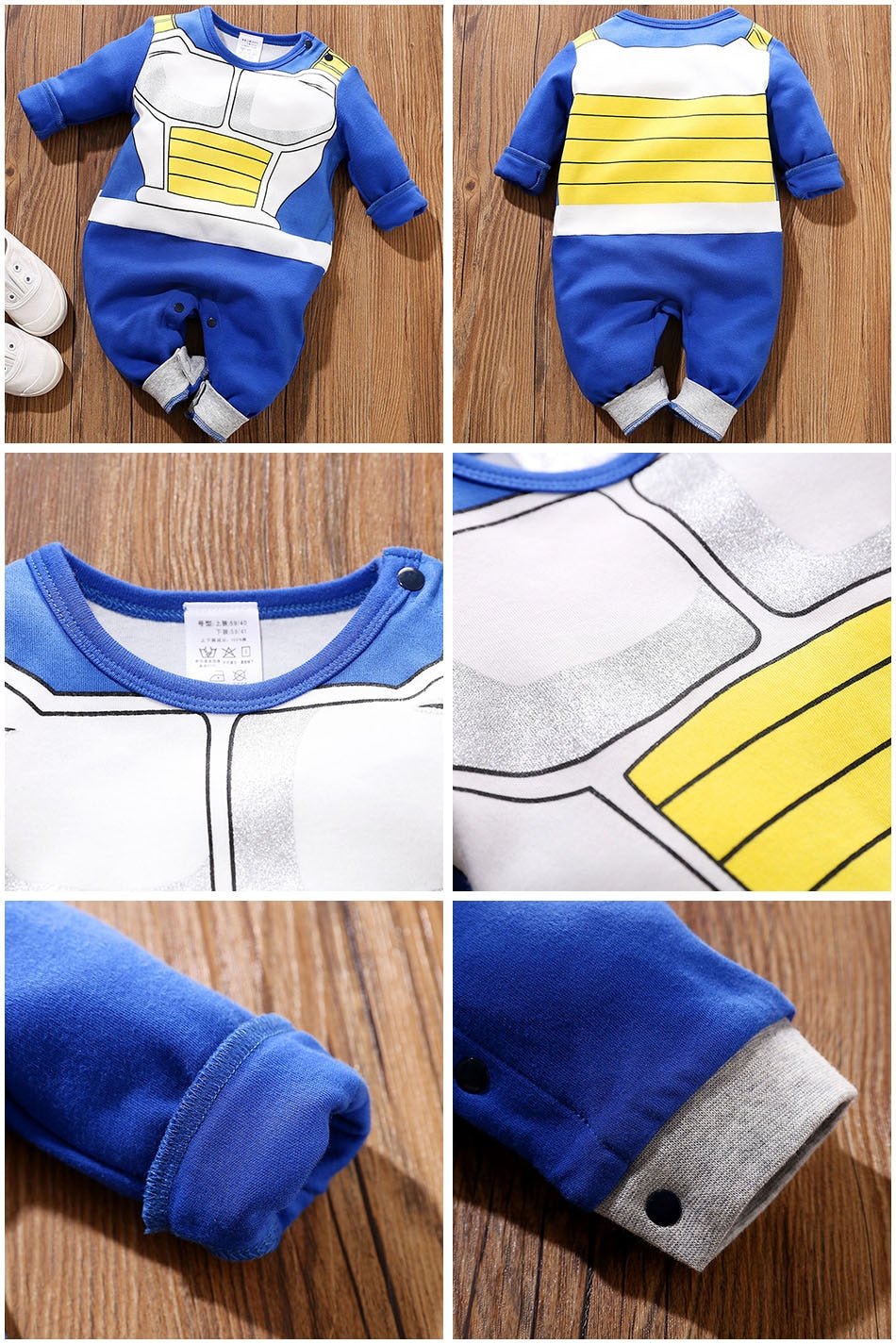 Baby Anime Clothes - Vegeta 