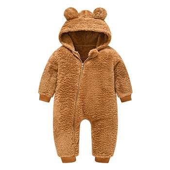 Cute Plush Bear Baby Outfit