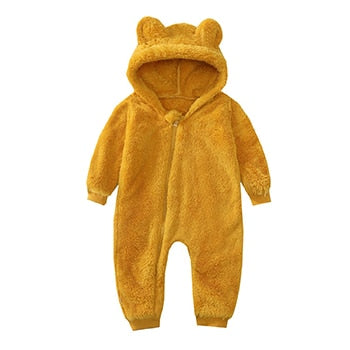 Cute Plush Bear Baby Outfit